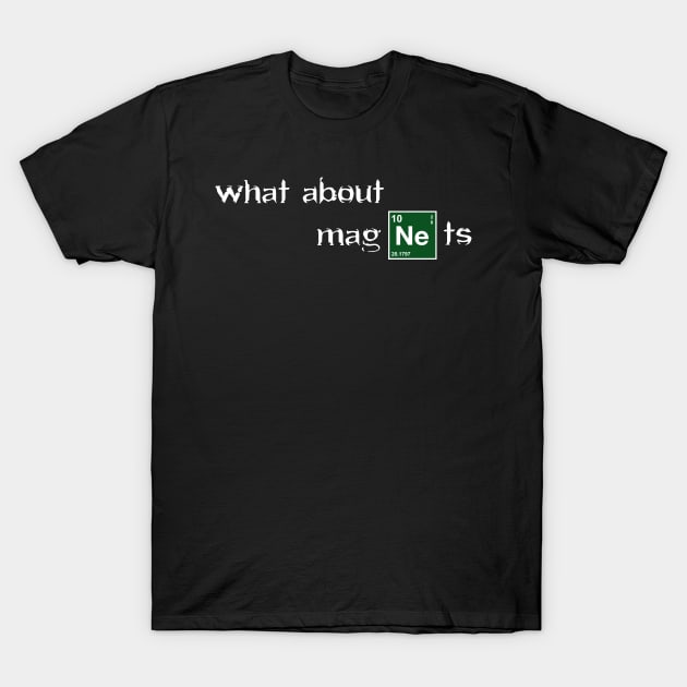 Magnets T-Shirt by quinnsnake